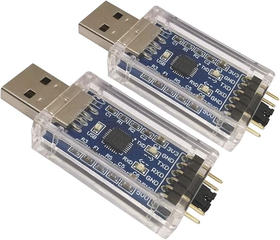 DSD TECH 2PCS USB to TTL Serial Adapter with CP2102 Chip Compatible with Windows 7,8,10,Linux,Mac OS X
