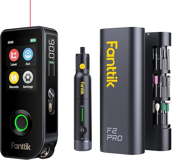 Fanttik A11 Ultra 3-in-1 Laser Measuring Tool & Fanttik F2 PRO Cordless Rotary Tool Kit Strong Magnetic Motor