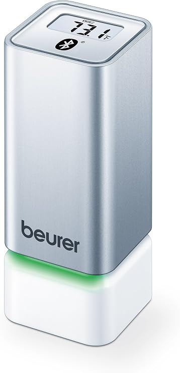 Beurer North America HM55 Beuer Wireless Thermometer/Hygrometer, Silver