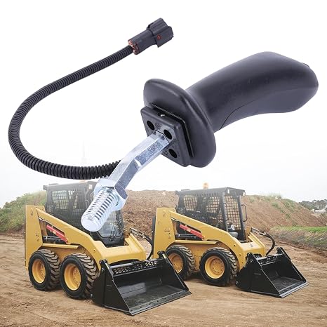 moseiny 218-6118 2186118 Joystick Handle Fit for Caterpillar Skid Steer Loader 216B 216 216B 216B3 226 226B 226B3 2.0L 2.4L 2 Button Excavator Handle Excavator Joystick CA2186118