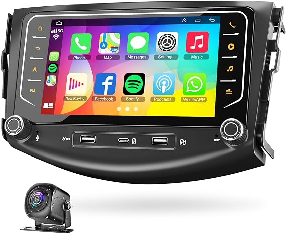 8Core+64G Car Radio for Toyota RAV4 2006-2012, Android 15 GPS Navi Stereo