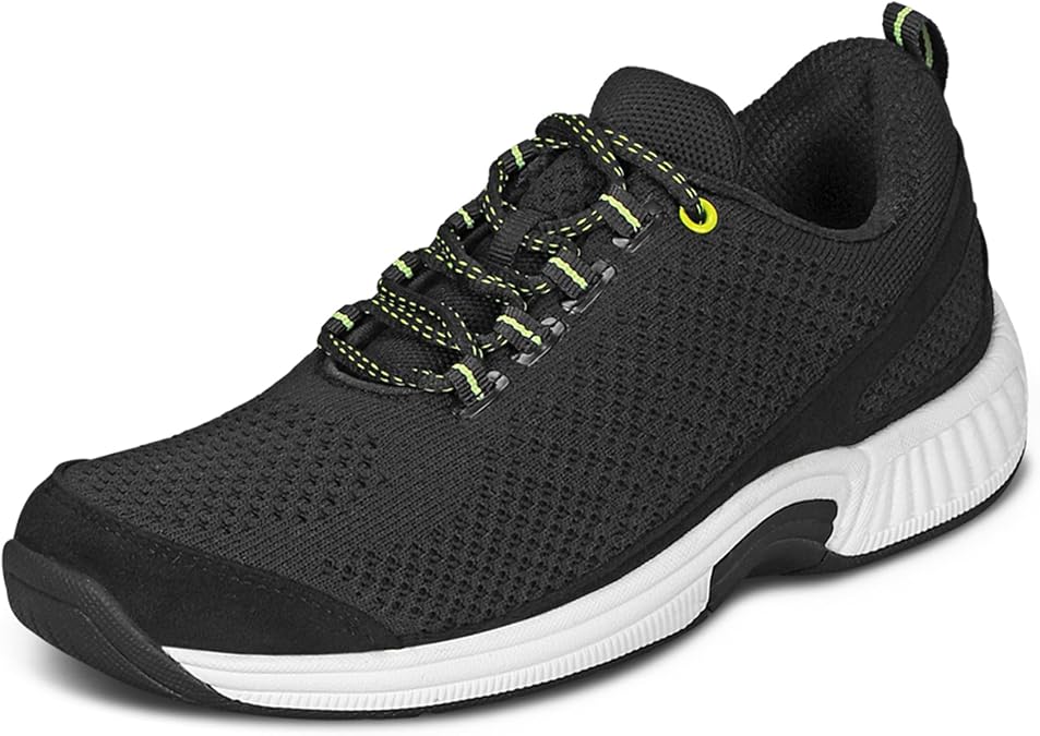 Orthofeet Coral Orthopedic Women Sneakers | Water-Repellent, Stretchable & Breathable Walking Shoe with Pressure-Free Curve Technology, Arch Support, Wide Toe Box