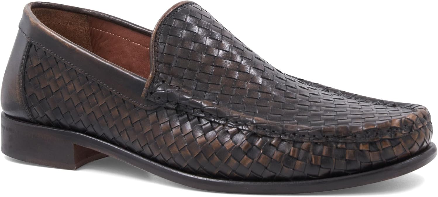 Bruno Magli Men's Tonio Penny Loafers, Leather Shoes, Slip-On Footwear