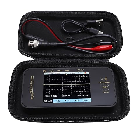 Handheld Digital Oscilloscope 10MHz Bandwidth with 48MSa s Sampling Rate, 3.2 Inch Screen, Trigger Functions