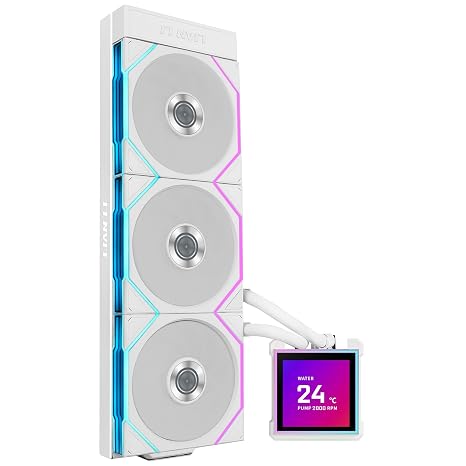 Lian Li HydroShift II LCD-S 360TL Beyaz Sıvı Soğutucu (G89.GHS2LCDS36TW.00)
