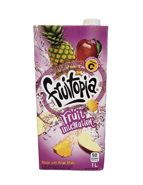 Fruitopia Fruit Integration Juice 1L Each (10 Pack of 1L Each, 1.00)