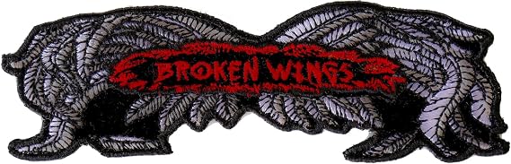 Broken Wings Patch, Biker Patches (P2951)