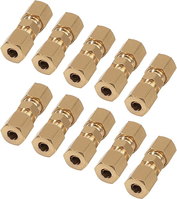 NIYATA 10Pcs 3/16" Brake Pipe Fittings,M10 Brake Pipe Fittings
