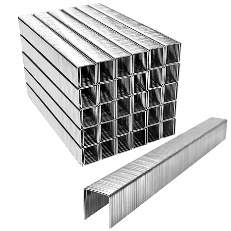 20 Gauge T/50 Staples, 3/8" Crown,1/2 Inch Leg, 5040-Pack