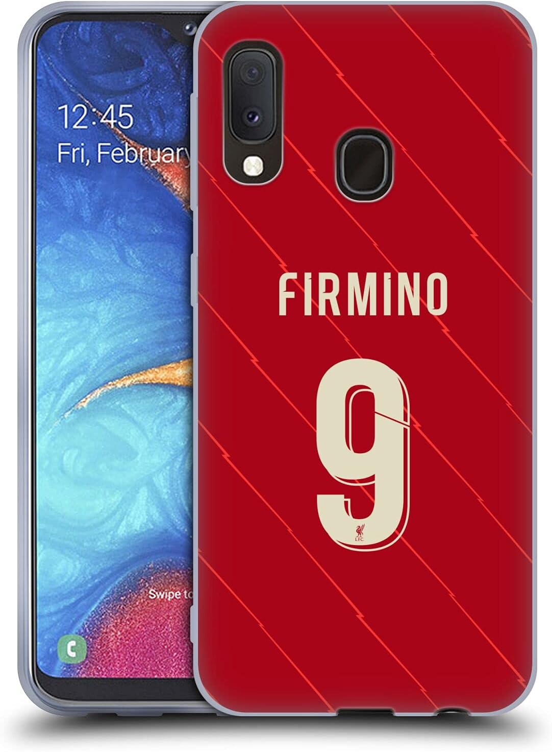 Head Case Designs Officially Licensed Liverpool Football Club Roberto Firmino 202122 Players Home Kit Group 1 Soft Gel Case Compatible with Samsung Galaxy A20e 2019