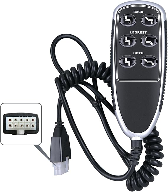 Replacement Remote Control for La-Z-Boy Office Chair Power Lift/Recline Model Model 11850U-07, Part #10.00035 REV