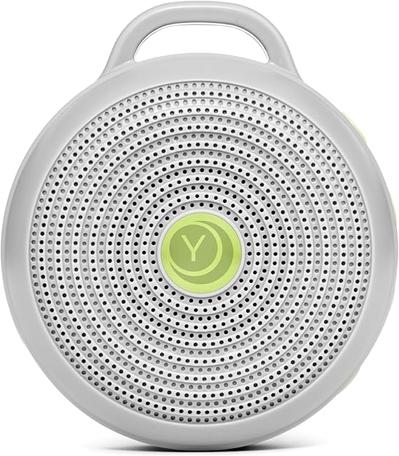 Yogasleep Hushh Portable White Noise Sound Machine for Baby, 3 Soothing Natural Sounds with Volume Control, Compact Size, Noise Canceling for Sleep Aid, Office Privacy, Meditation, Registry Gift