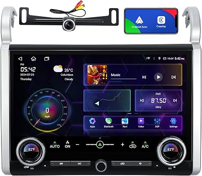 15 Touchscreen Car Stereo Radio for Toyota FJ Cruiser 2007-2021 with Wireless CarPlay Android Auto 8 Core 6128GB BTWiFiSWC Andriod 13 GPS Navigation Head Unit Dash Kit Replacement Upgrade