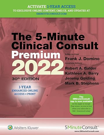 5-Minute Clinical Consult 2022 Premium (The 5-Minute Consult Series)