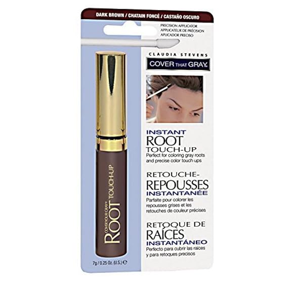 Cover That Gray Root Touch Up Hair Color - Dark Brown