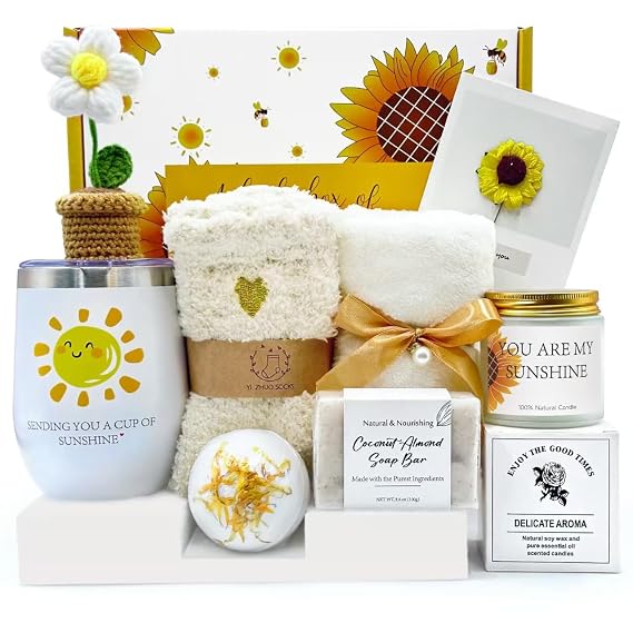 Self-Care Gift Basket Set for Women - Mom, Sister, Friend | All-Occasion Luxury Gift Box for Birthday, Christmas, Mothers Day, Valentines, Thank You, Get Well Soon