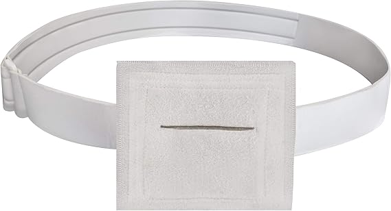 G Tube Holder Belt by Pill Mill - Designed to Secure Different Types of Medical Feeding Tubes (PEG Tube, Gtube, J Tube, PD and More) - Comfortable Special Needs Pouch for Adults and Kids