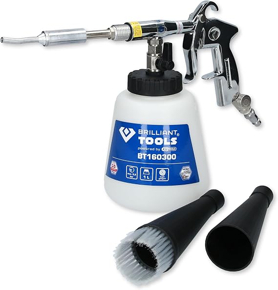 BRILLIANT TOOLS BT160300 Compressed Air Cleaning Gun [Powered by KS Tools]