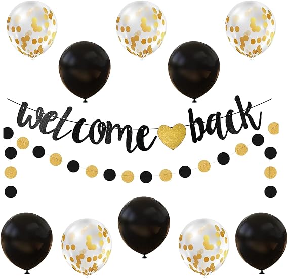 Welcome Back Decoration Welcome Back Decoration Set Welcome Back Garland