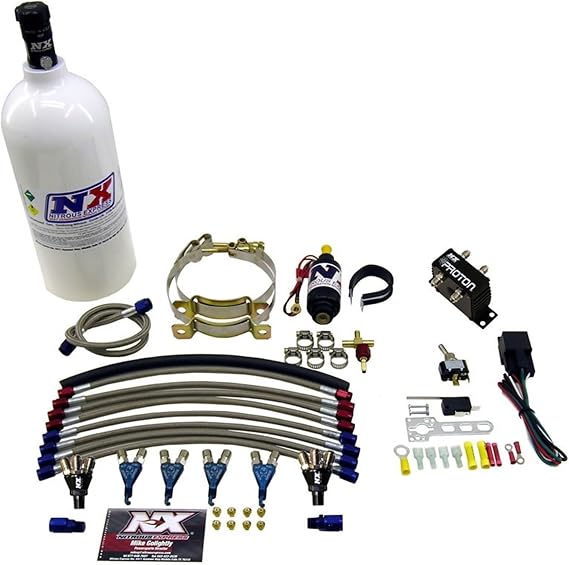 Nitrous Express - 4 Cyl Proton Nitrous Kit w/2.5lb Bottle (61028-2.5P)