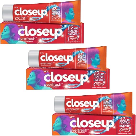 Close Up Toothpaste Red Hot 90G X 3