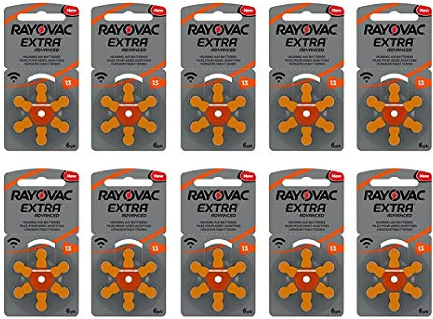 Rayovac Extra Number 13 Headphone Battery 60's