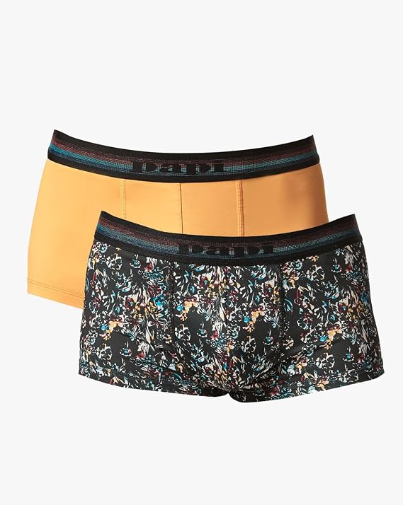 papi 2-Pack Brazilian Trunk - UMPA107 (Black/Cadmium Yellow, XL)