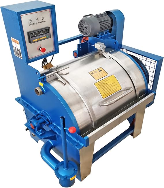 Industrial Automatic Laundry Washing Machine 33LBS Capacity Horizontal Industrial Washing Machine 33LBS Capacity Commercial Washer Stainless Steel Washer, AC220V