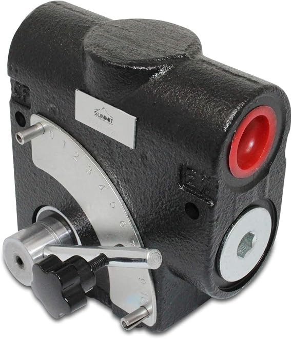 Hydraulic Adjustable Variable Flow Control Valve, 0-16 GPM, 1/2 NPT Port Size