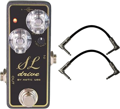 Xotic SL Drive Stomp Box Effects Pedal w 2 6 Patch Cables