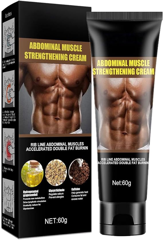 Abdominal Cream, Abs Sculpting Cream, Hot Creams Fat Burning Massage Gel Anti Cellulite Skin Tightening Firming, Workout Sweat Enhancer Creams for Tummy, Belly and Waist