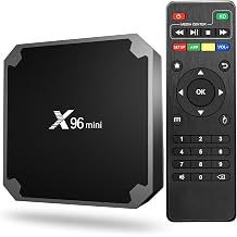 Android TV Box 4k, X96 Mini Android 11.0 Smart Box, Streaming Media Player, Amlogic S905W2 Quad Core RAM 1GB ROM 8GB, Dual 2.4G5.8G WiFi, HDR Smart Home Box for TV with TV Remote Control