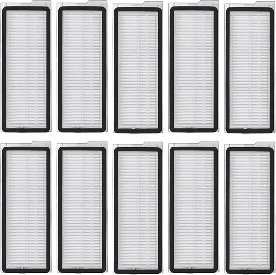 parts Filter, compatible for Roborock Q Revo Pro, Q Revo S, Q Revo Maxv, Q Revo Plus, Robot Vacuum Cleaner Replacement Parts(Filter 6 pcs)