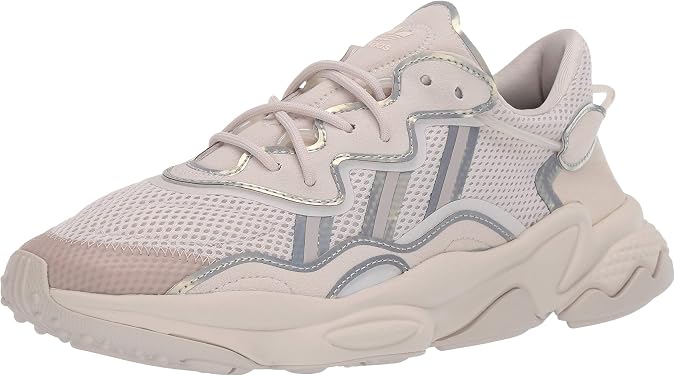 adidas Originals Mens Ozweego Sneaker, Brown/Brown/White,8.5