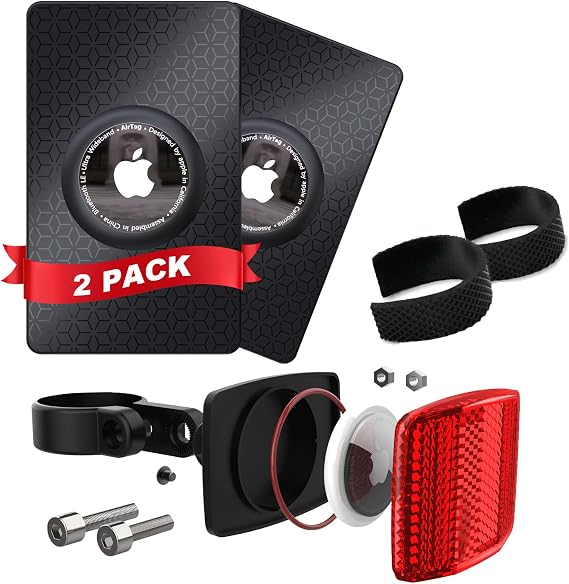 Airtag Wallet Holder, Bike Airtag Mount for Apple AirTag Holder