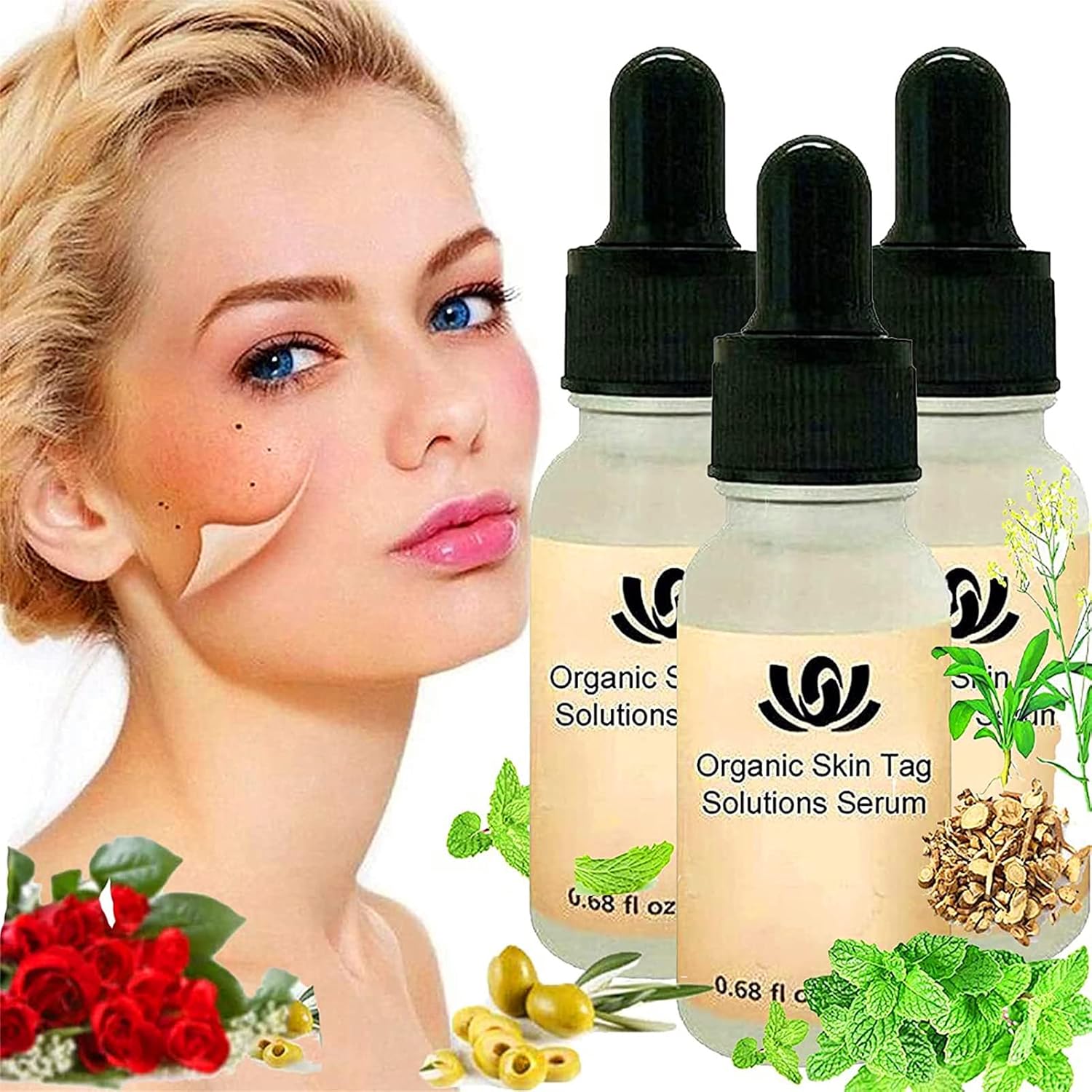 Luna Season Organic Skin Spot Solutions Serum - 2022 Best Organic Skin Spot Purifying Serum, Dark Spot Corrector Brightening Serum, Enjoy Flawlessly Spotless Skin 3 Pcs