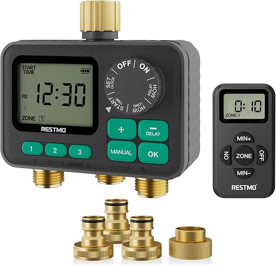 RESTMO Water Timer Irrigation Timers for Watering