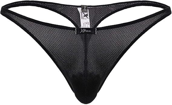 Gray Microfiber Thongs by Xtremen
