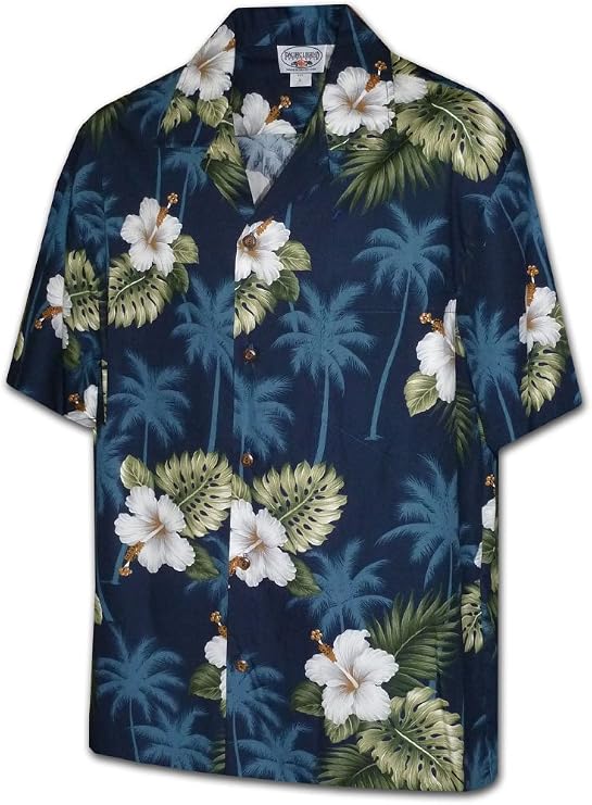 Hibiscus Island Boy Hawaiian Aloha Shirts