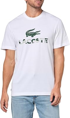 Lacoste Mens Printed Jersey T-Shirt