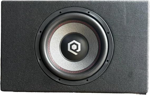 SoundQubed HDB2 Series 12 Subwoofer Loaded in Ported Enclosure | Dual 2 Ohm Voice Coil | 400W/800W