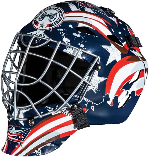 Franklin Sports Team Licensed NHL Hockey Goalie Face Mask - Goalie Mask for Kids Street Hockey - Youth NHL Team Street Hockey Masks