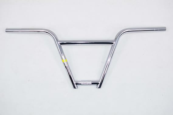 Professional R4 BMX Tall 4 Piece 4130 Chromoly Handlebar 9.5" Rise (Chrome)