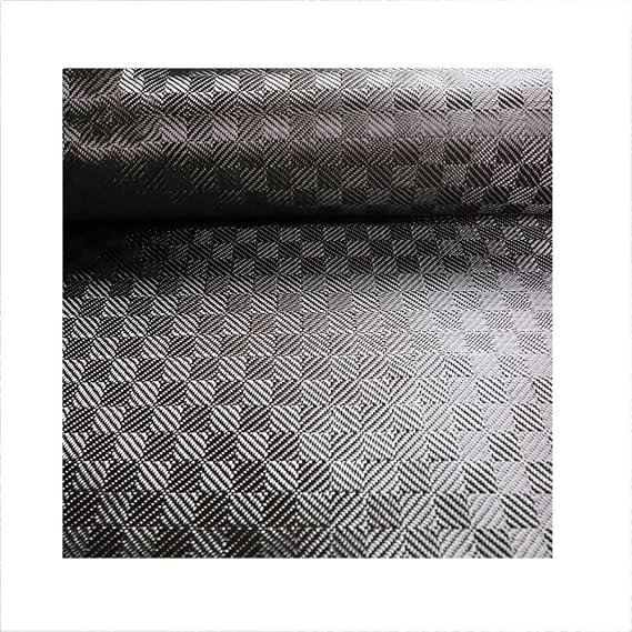 Carbon Fiber Fabric Cloth 280g/m2 Jacquard Cloth 3k 20 * 20 Square Twill Width50cm, Long100cm