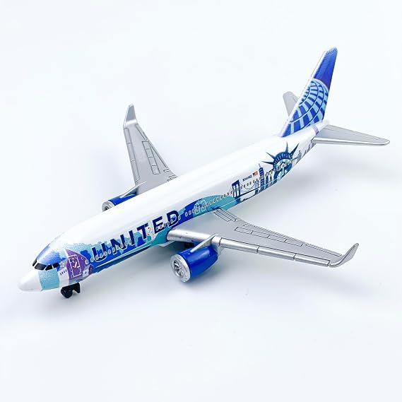 AVIAMUSE Model Airplane, United N14102 Aircraft Planes Model Suitable for Collection and Christmas Birthday, Desktop Decor