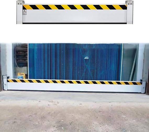Reusable Aluminum Flood Barriers Dam for Basement & Garage, Flood Protection Barriers/Mouse Guard for Outdoor/Indoor, Thickened Home Water Baffle(135x20cm/4.4x0.7ft/53.2x7.9in)