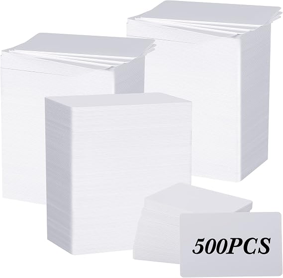 500 Pcs Yexiya Cr80 30 Mil PVC Cards Quality Blank Plastic ID Credit Cards