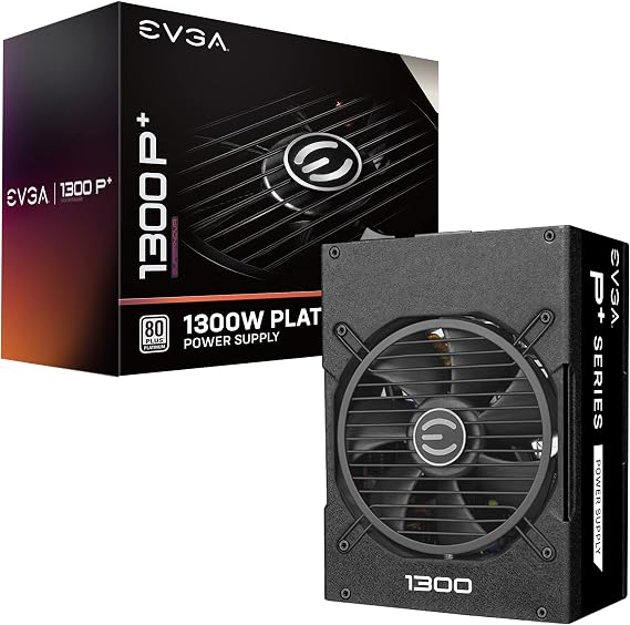 EVGA Supernova 1300 P+, 80+ Platinum 1300W, Fully Modular, Includes Free Power On Self Tester, Power Supply 220-PP-1300-X1