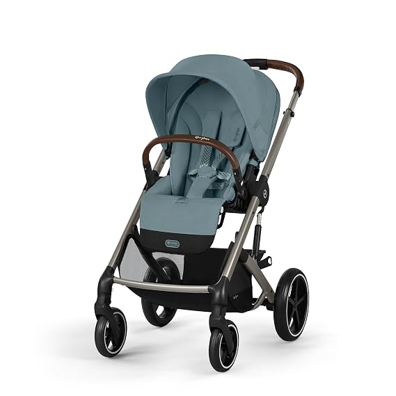 Cybex Balios S Lux Full Sized Stroller for Infant & Toddler - Stormy Blue