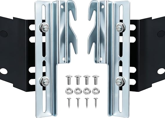 711 Bed Headboard Hook Set,Bed Frame Bolt On to Hook On Conversion Kit